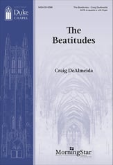 The Beatitudes SATB choral sheet music cover